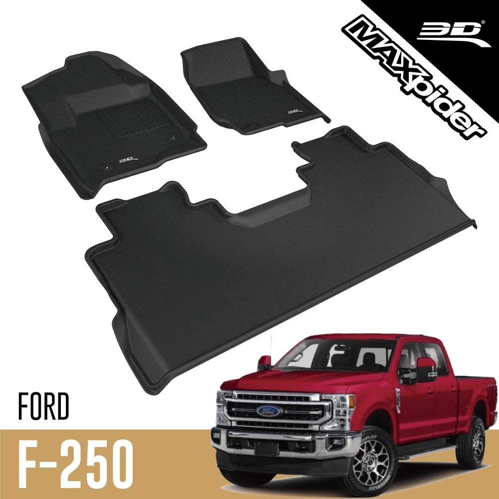 3D MAXpider Fit Floor Mat for Select Ford Models - Kagu Rubber