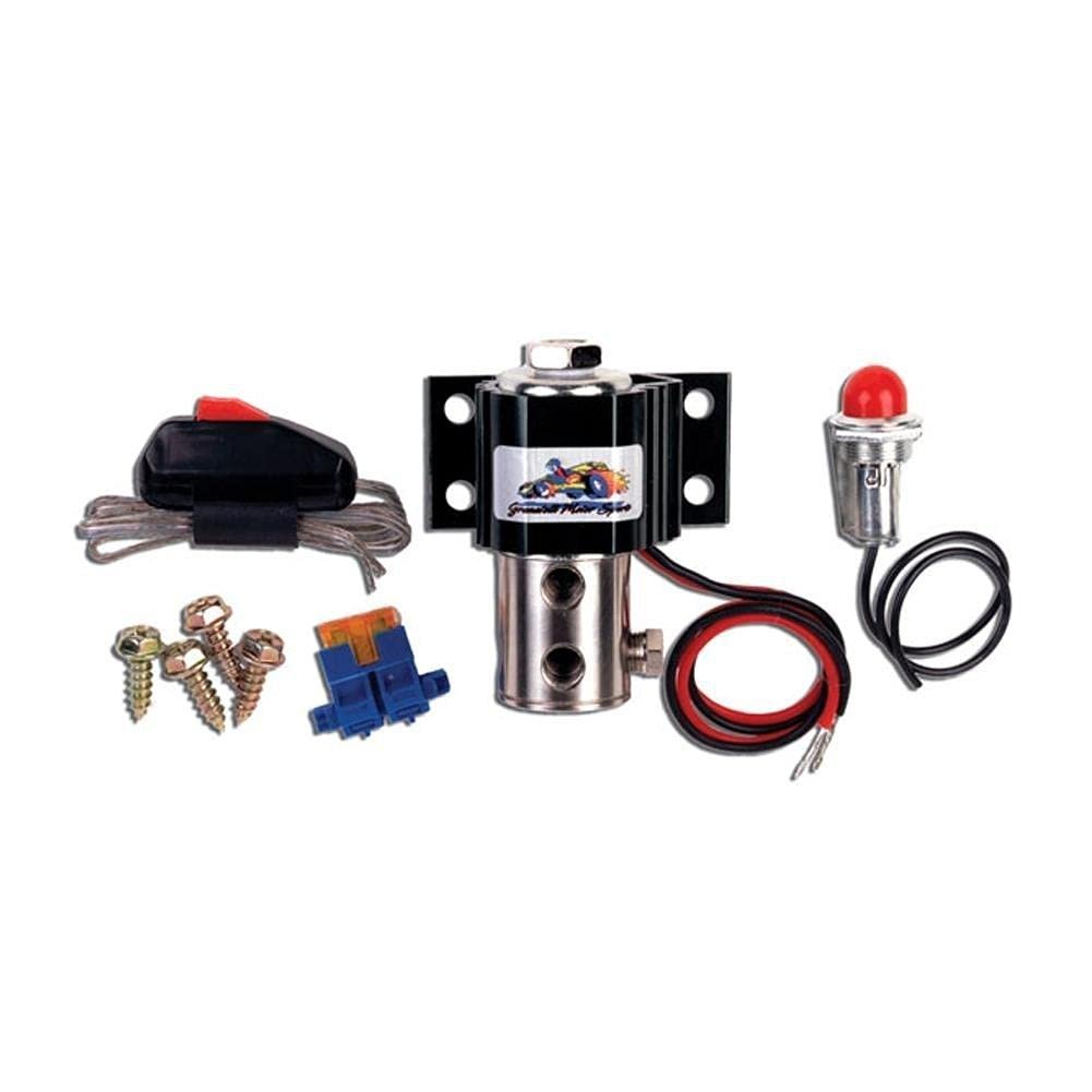 Universal Line Lock Kit 760500 - Burn Outs and Drag Race Without Wearing Down Brakes - Easy Front Brake Locking System - Stainless Steel Solenoid Valve