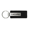 Acura Key Chain - Black Leather with Chrome