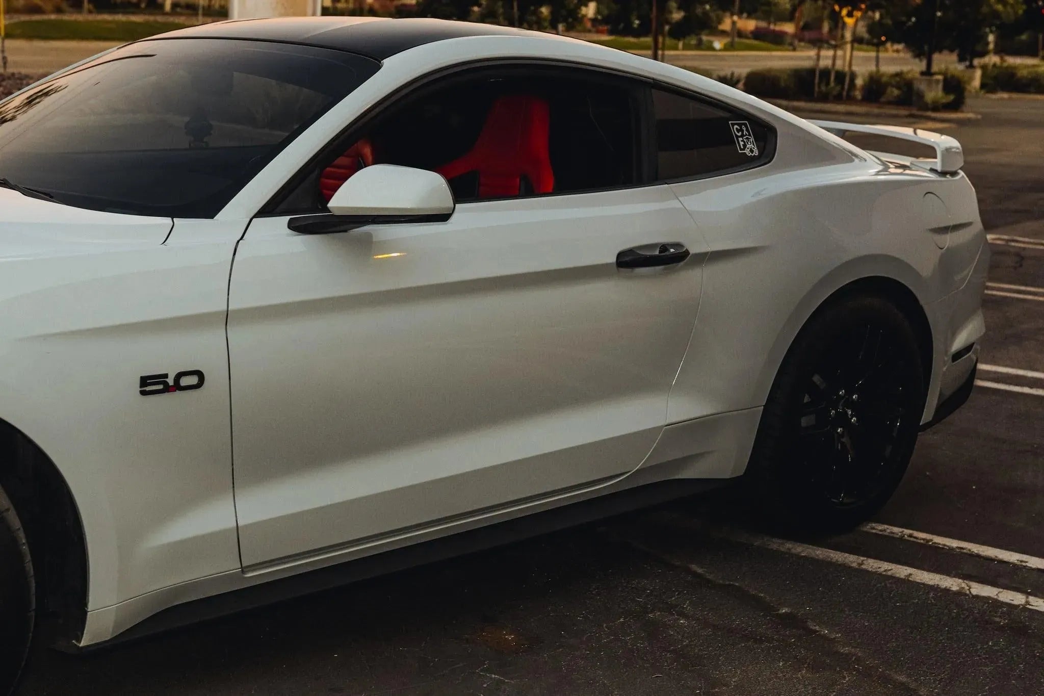 Mustang 2015-2023 Carbon Fiber Exterior Door Handle Covers - carbonaddons Carbon Fiber Parts, Accessories, Upgrades, Mods