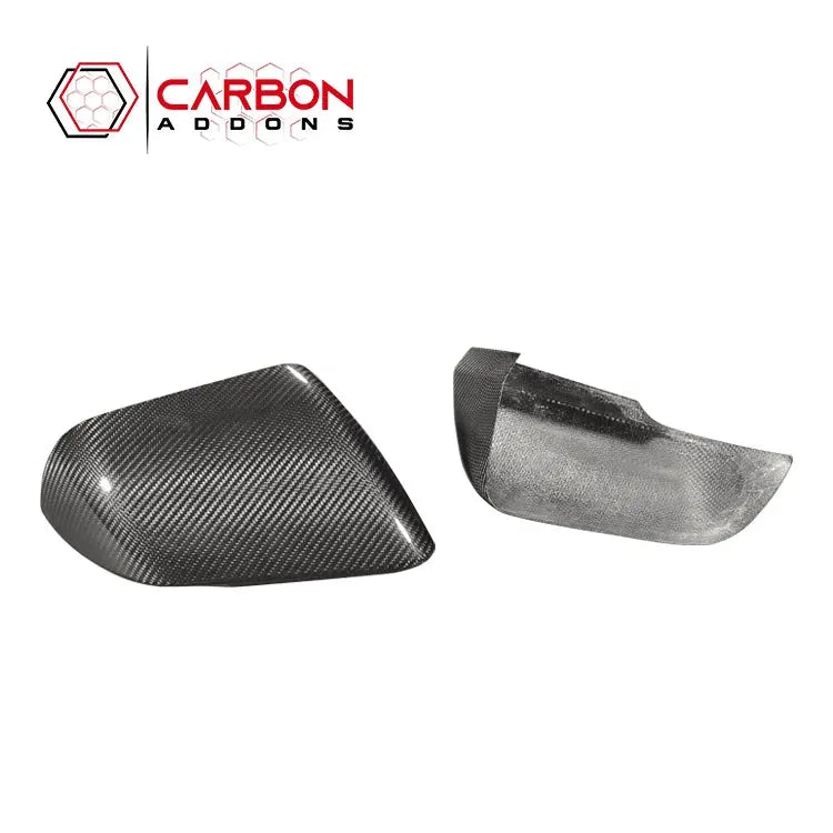 Mustang 2015-2023 Exterior Carbon Fiber Mirror Covers -US or EU Spec - carbonaddons Carbon Fiber Parts, Accessories, Upgrades, Mods