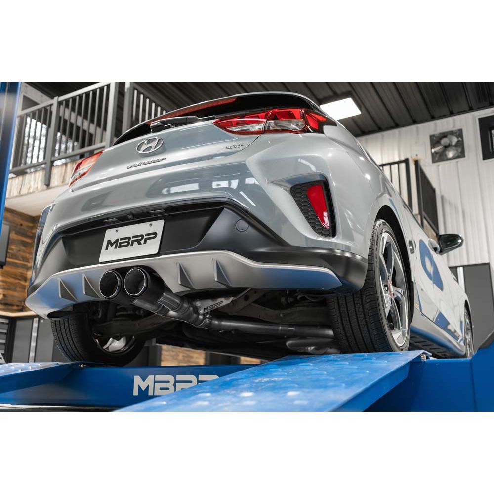 2019-2021 MBRP Hyundai Veloster Turbo Cat Back - Aluminized-SR1 Performance