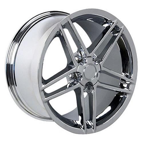 18" Replica CV07A fits Chevrolet Corvette C6 Z06 18x9.5 Chrome-SR1 Performance