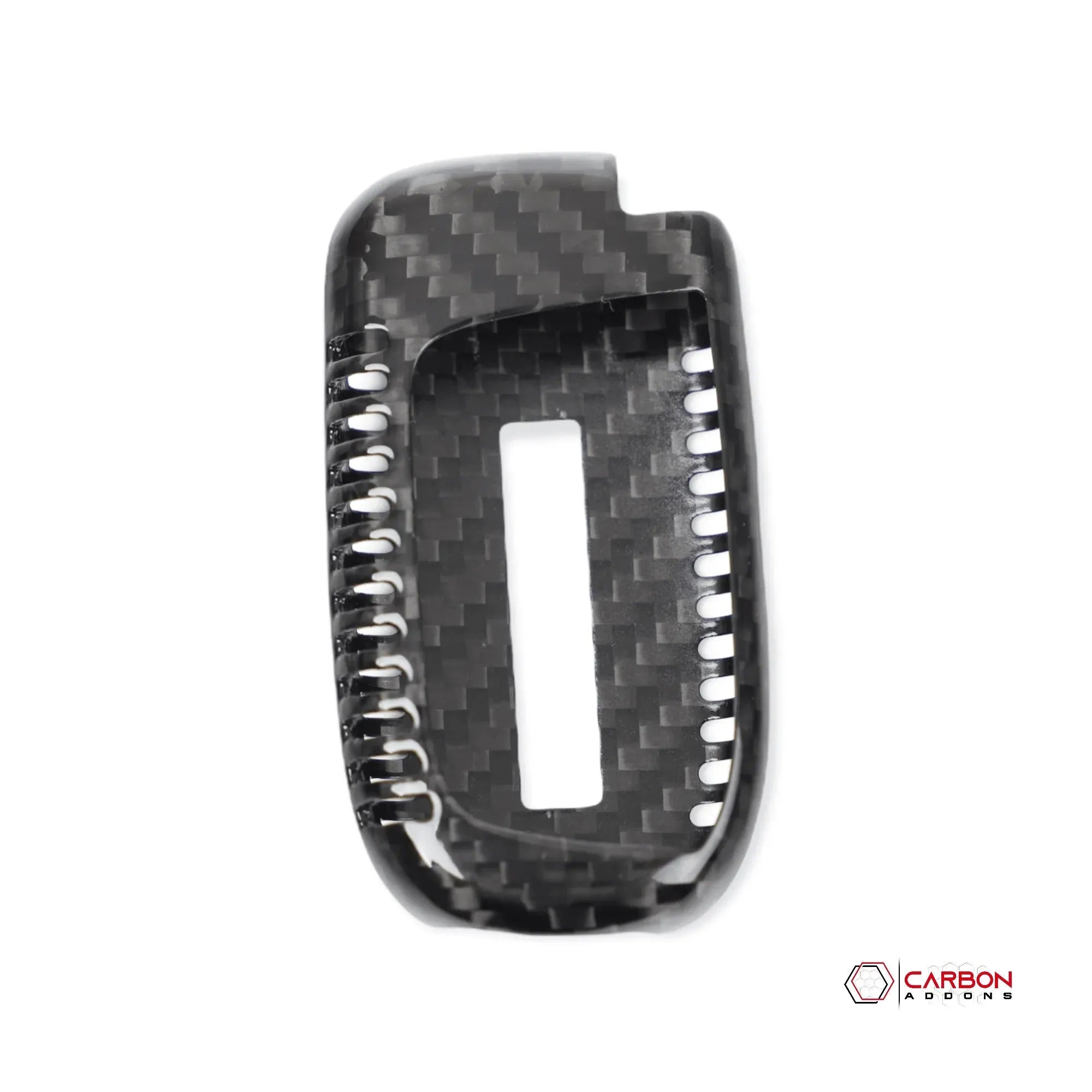 Real Carbon Fiber Key fob Cover for 2011-2023 Dodge Charger Challenger Durango Jeep Chrysler - carbonaddons Carbon Fiber Parts, Accessories, Upgrades, Mods