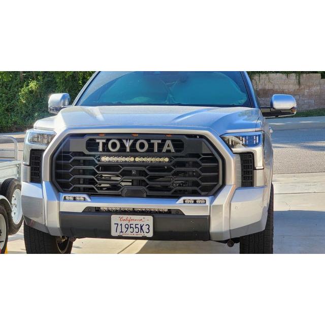2022-2026 Toyota Tundra Grille Surround Chrome Delete Overlay