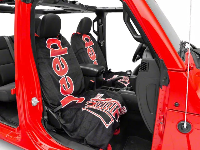 Towel2Go Seat Cover with Jeep and Grille Logo