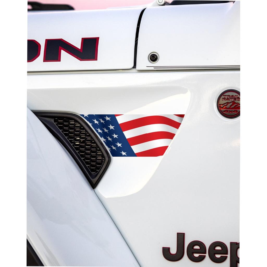 State Flag Fender Vent Premium Wrap Decal for Wrangler and Gladiator - AdventureLifeDecals