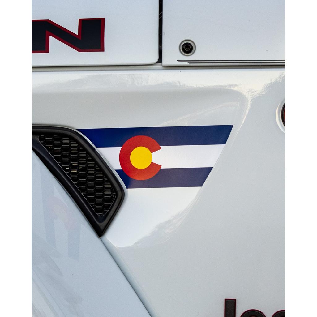 State Flag Fender Vent Premium Wrap Decal for Wrangler and Gladiator - AdventureLifeDecals