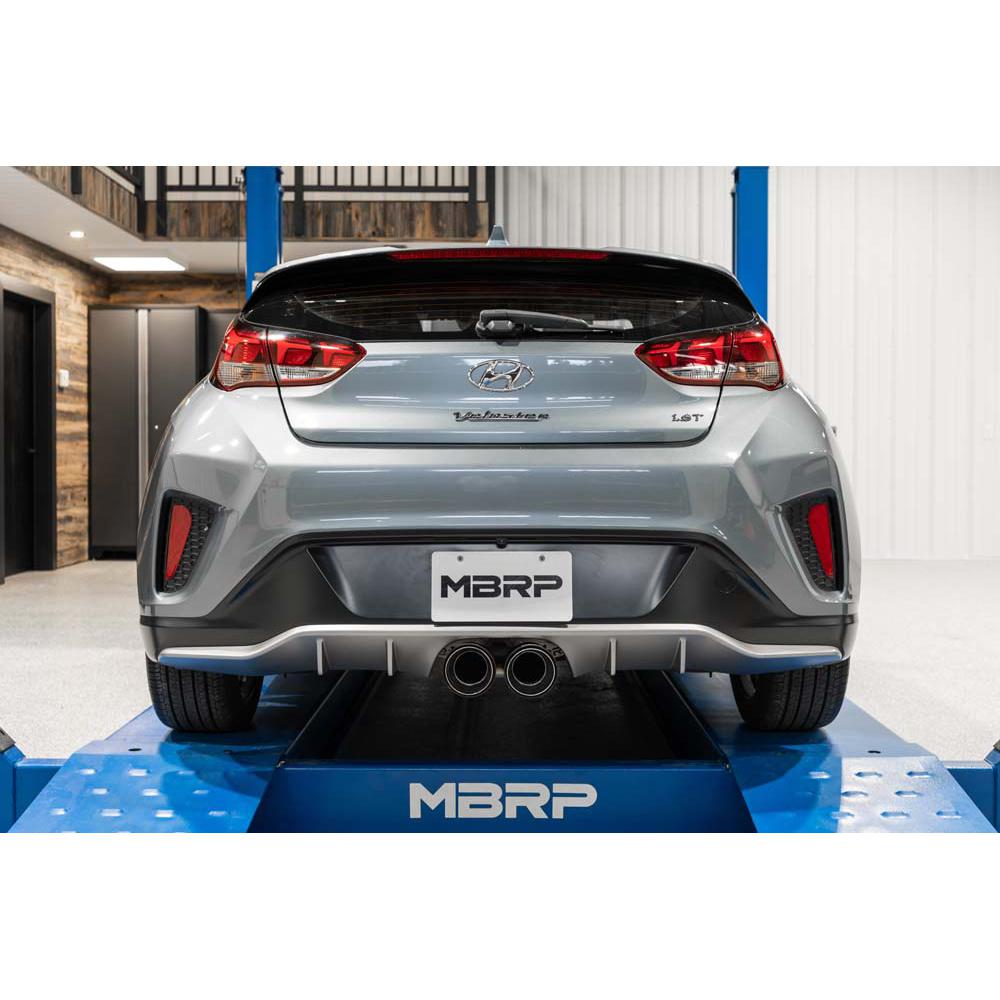 2019-2021 MBRP Hyundai Veloster Turbo Cat Back - Aluminized-SR1 Performance