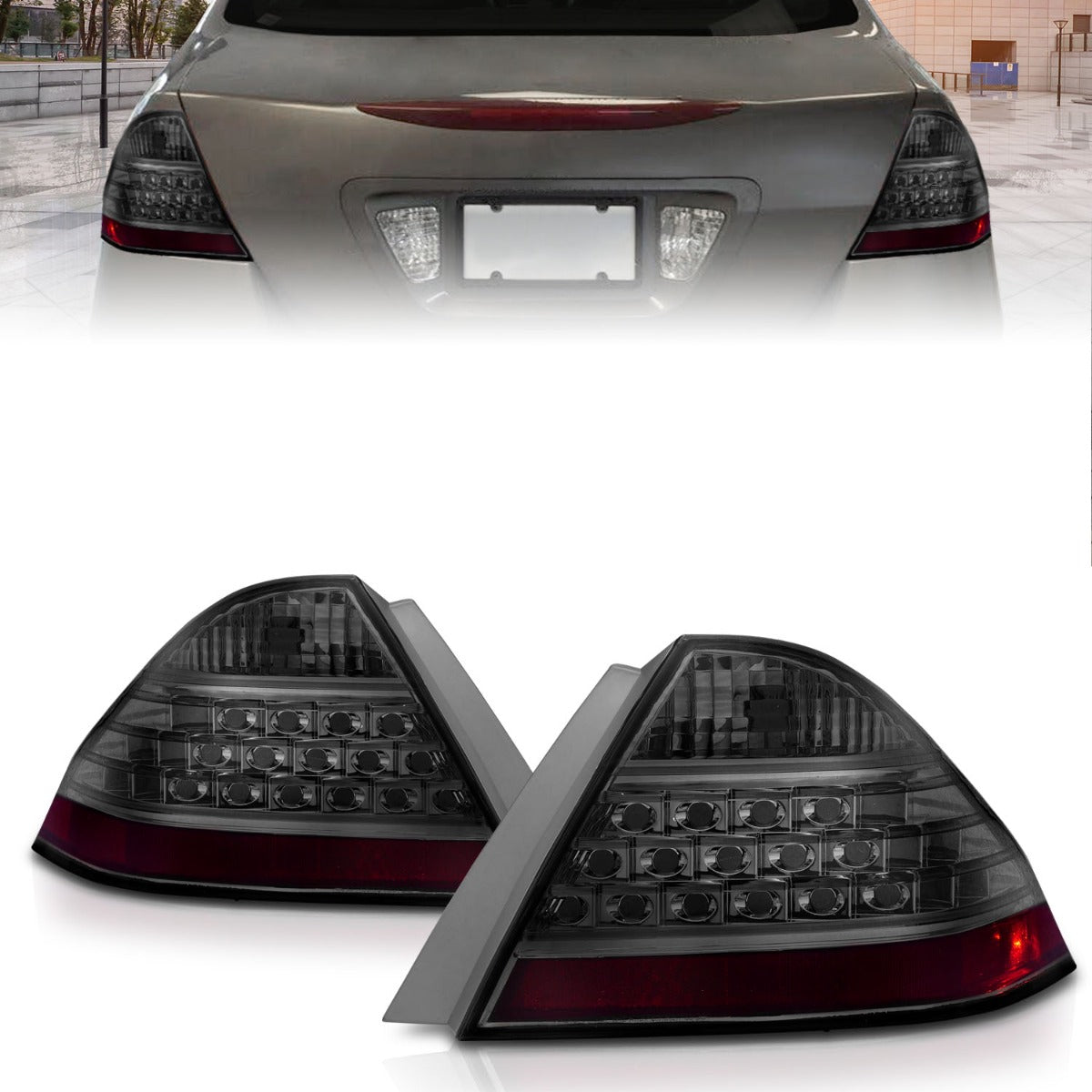 HONDA ACCORD 06-07 4DR TAIL LIGHTS SMOKE
