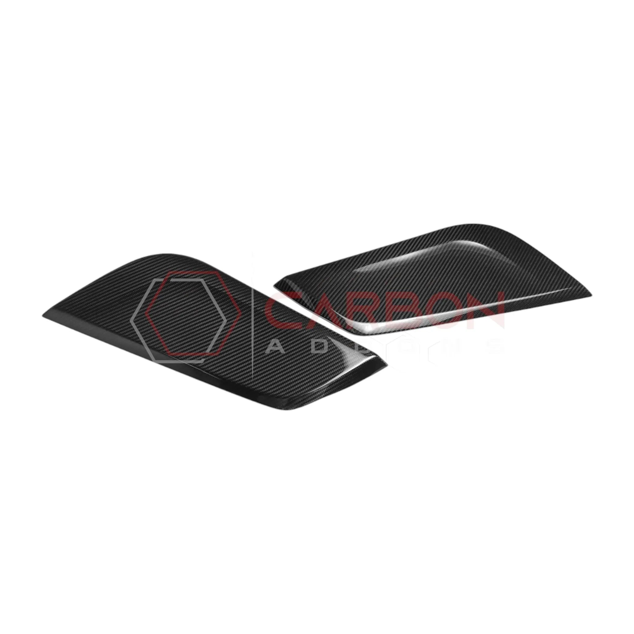 2024+ S650 Mustang Real Carbon Fiber Center Console Side Trim Covers