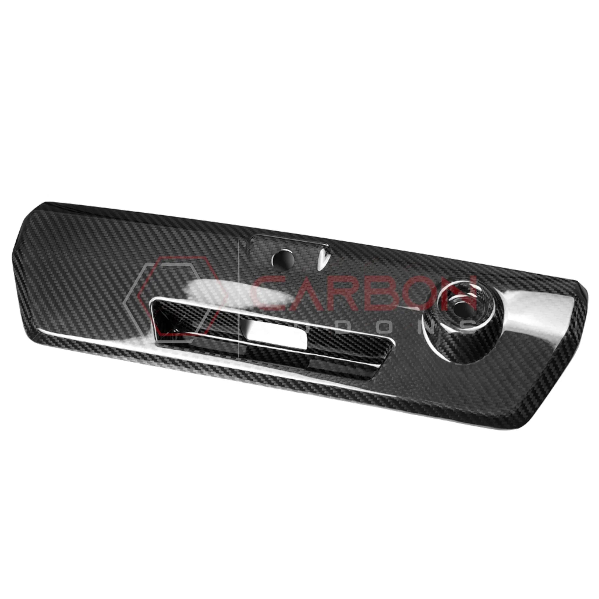 F150 2021-Up Tailgate Door Handles Real Carbon Fiber Cover