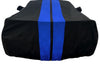 C7 Corvette Ultraguard Plus Car Cover - 300D Indoor/Outdoor Protection - Black with Blue Stripes