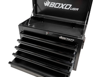 Boxo USA Hand Carry Tool Box 5-Drawer 26" Heavy Duty Steel Toolbox with Lock System-SR1 Performance