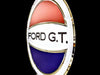 Ford GT40 MKI Stainless Steel Wall Hanging Sign - Chrome : 22" x 22"
