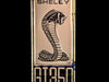 Shelby GT 350 Cobra Badge Stainless Steel Wall Hanging Sign - 34" x 15.5"