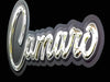 Camaro Script Stainless Steel Wall Hanging Sign - Chrome/Black : 24" x 11"