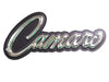 Camaro Script Stainless Steel Wall Hanging Sign - Chrome/Black : 24" x 11"