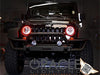 Oracle Halo Headlight For Jeep Wrangler: Red