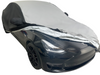 2017-2024 Tesla Model 3 Ultraguard Plus Car Cover - 300D Indoor/Outdoor Protection - Gray/Black