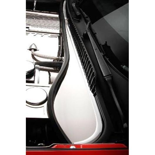 Corvette Wiper Cowl Cover - Polished Stainless Steel : 1997-2004 C5 & Z06