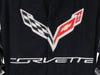 C1-C7 Corvette All Logo Collage Twill Jacket - Black