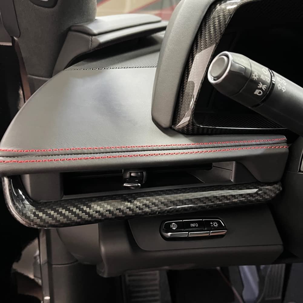 C8 Corvette Carbon Fiber Interior Dash Trim Kit - 3 Piece