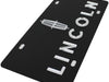 Lincoln License Plate - Carbon Steel Black with Silver