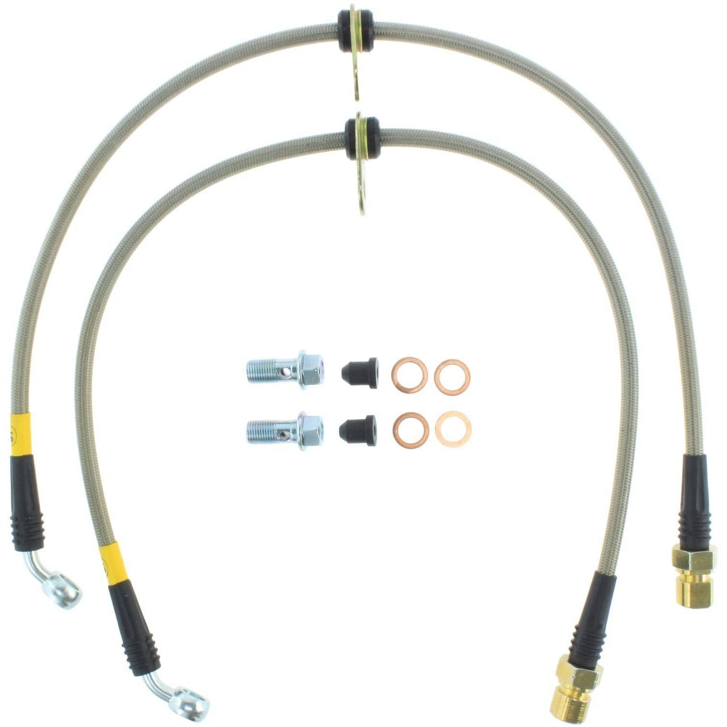 2010-2015 Camaro Stainless Steel Brake Lines Front only - V6