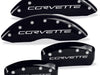 MGP Caliper Covers Chevrolet Corvette C6 2005 2006 2007 2008 2009 2010 2011 2012 (Licensed Logo) - Red