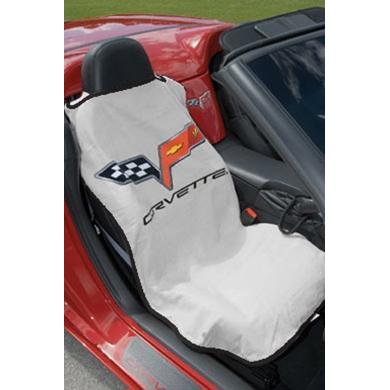 Corvette Seat Armor Protective Cover - Black Pair (05-13 C6, Grand Sport, Z06, ZR1)-SR1 Performance