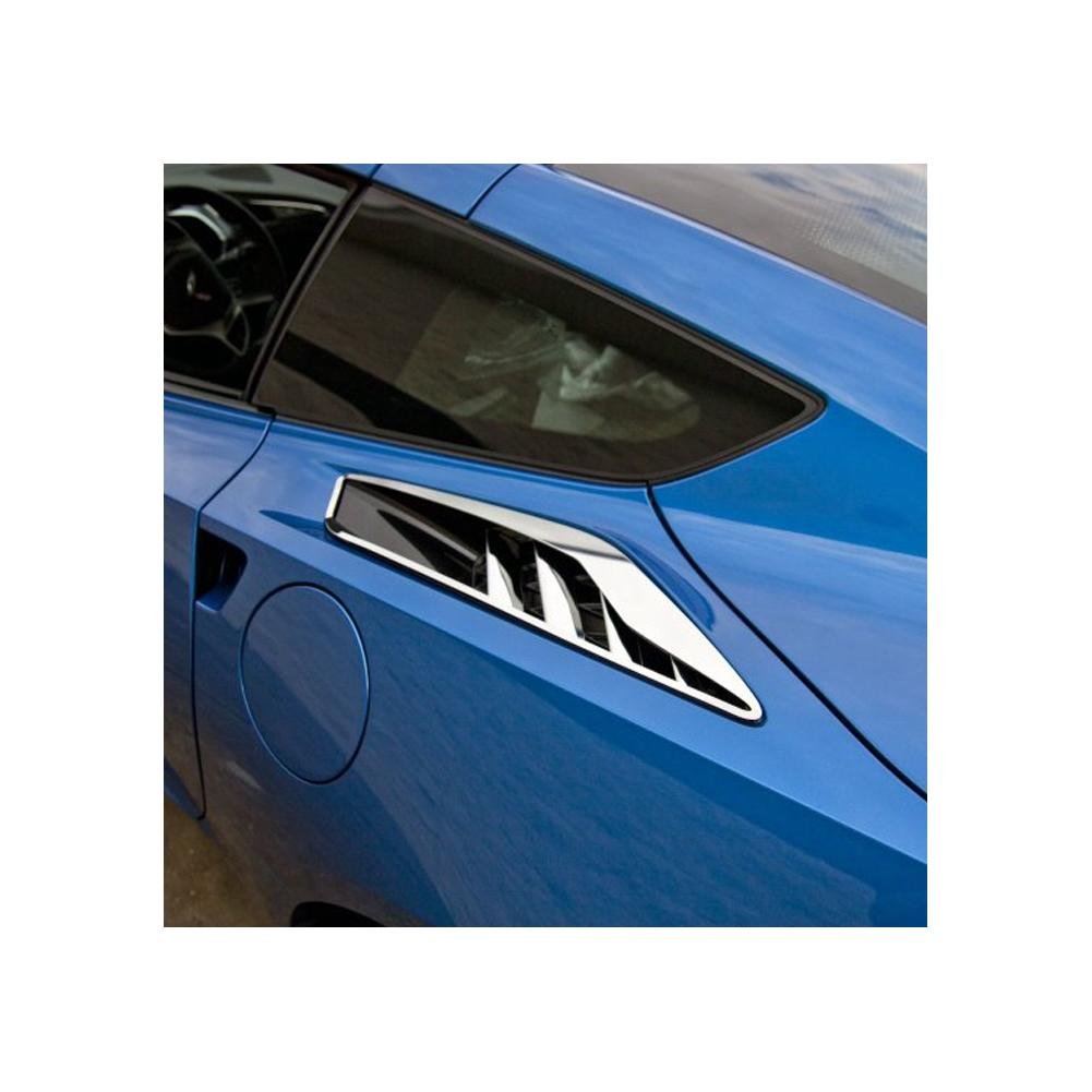 C7 Corvette Stingray Rear Quarter Vent Set 10Pc Polished