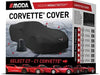 2005-2013 C6 Corvette MODA Stretch Indoor Car Cover - Black with C6 Logo