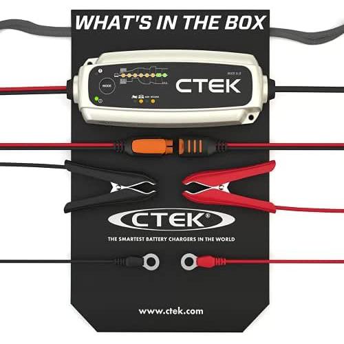 CTEK - 40-206 MXS 5.0 Fully Automatic 4.3 amp Battery Charger and Maintainer 12V