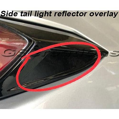 Corvette Rear Tail Light Molded Rear Blackout Smoked Covers : C8 Stingray, Z51-SR1 Performance