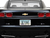 Camaro SS License Plate Frame - Chrome with Black