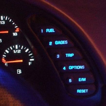 Corvette HUD & DIC LED Instrument Panel Lights : 1997-2004 C5-SR1 Performance