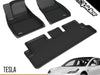 2020-2022 Tesla Model 3 Custom Fit Kagu Floor Mats Set 3D MAXpider - Black