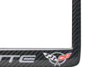 Corvette Z06 405HP License Plate Frame - Carbon Fiber : C5 Z06