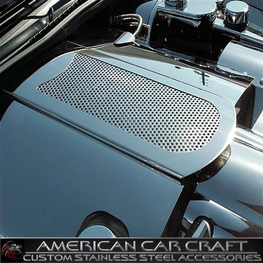 Corvette Plenum Cover - Perforated Stainless Steel : 2005-2013 C6