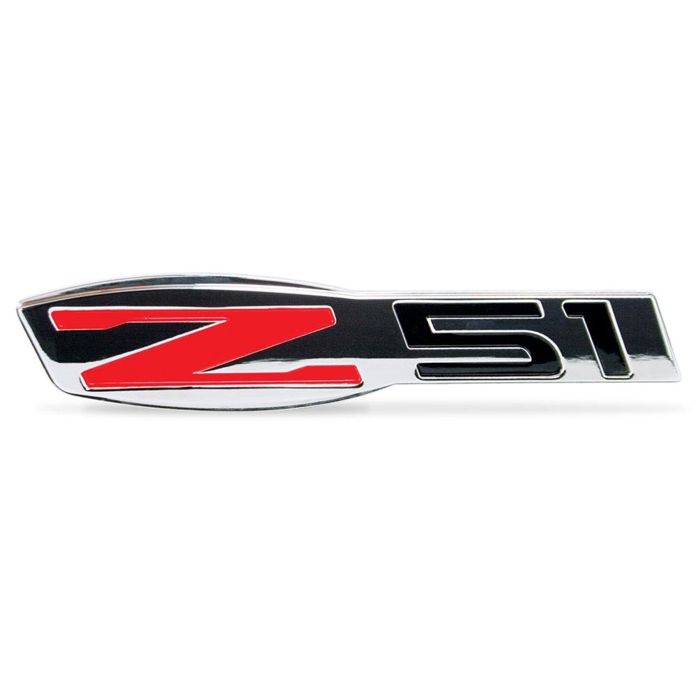Corvette Z51 Billet Chrome Badge : C6 (1)-SR1 Performance