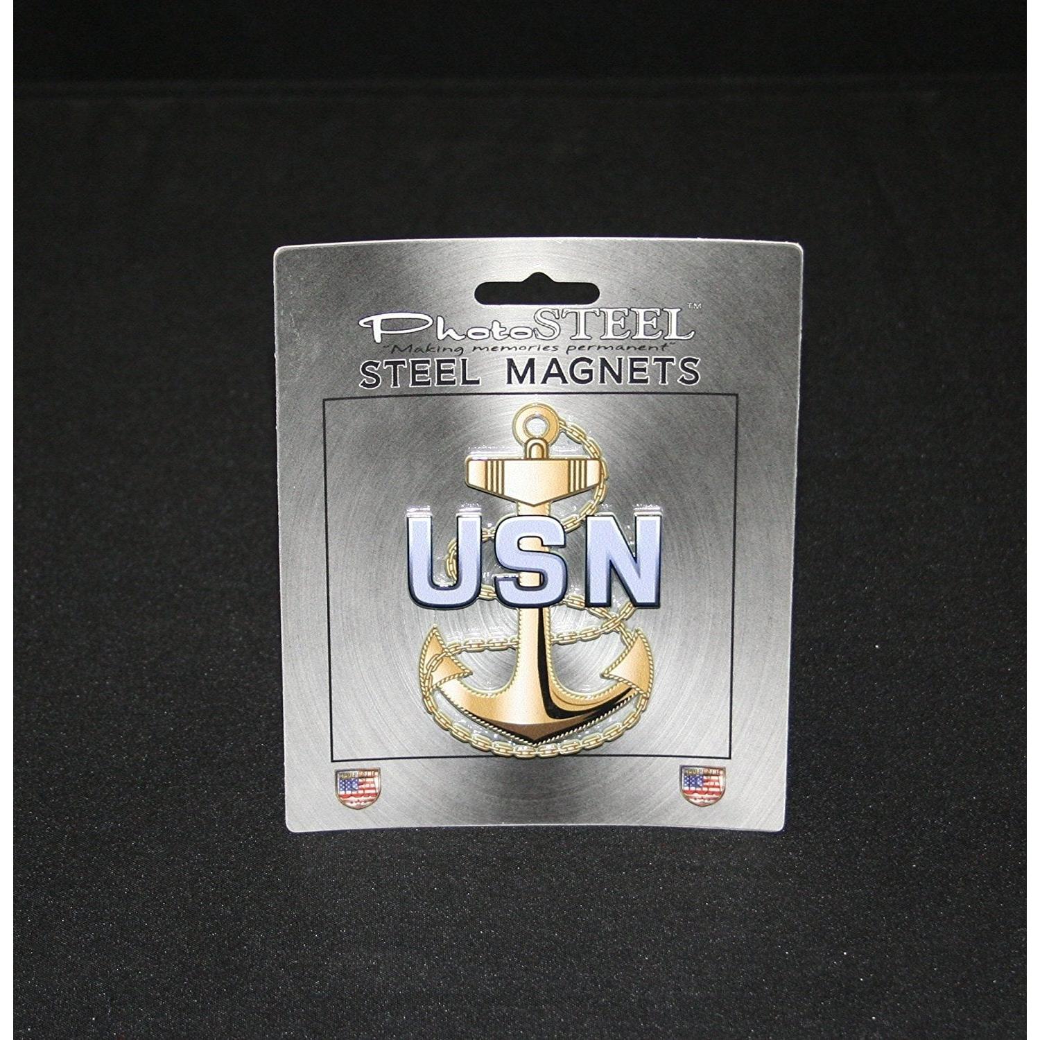 US Navy USN CPO Magnet - 4" x 4" - MADE IN THE USA-SR1 Performance