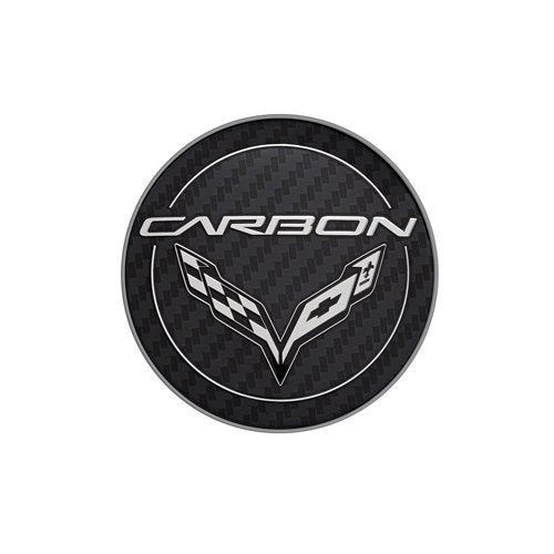 Genuine GM C7 Carbon Logo Center Cap