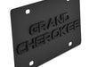 Eurosport Daytona Jeep Grand Cherokee License Plate - Black Carbon Steel