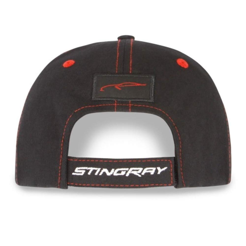 C7 Corvette Patch Hat : Black/Red