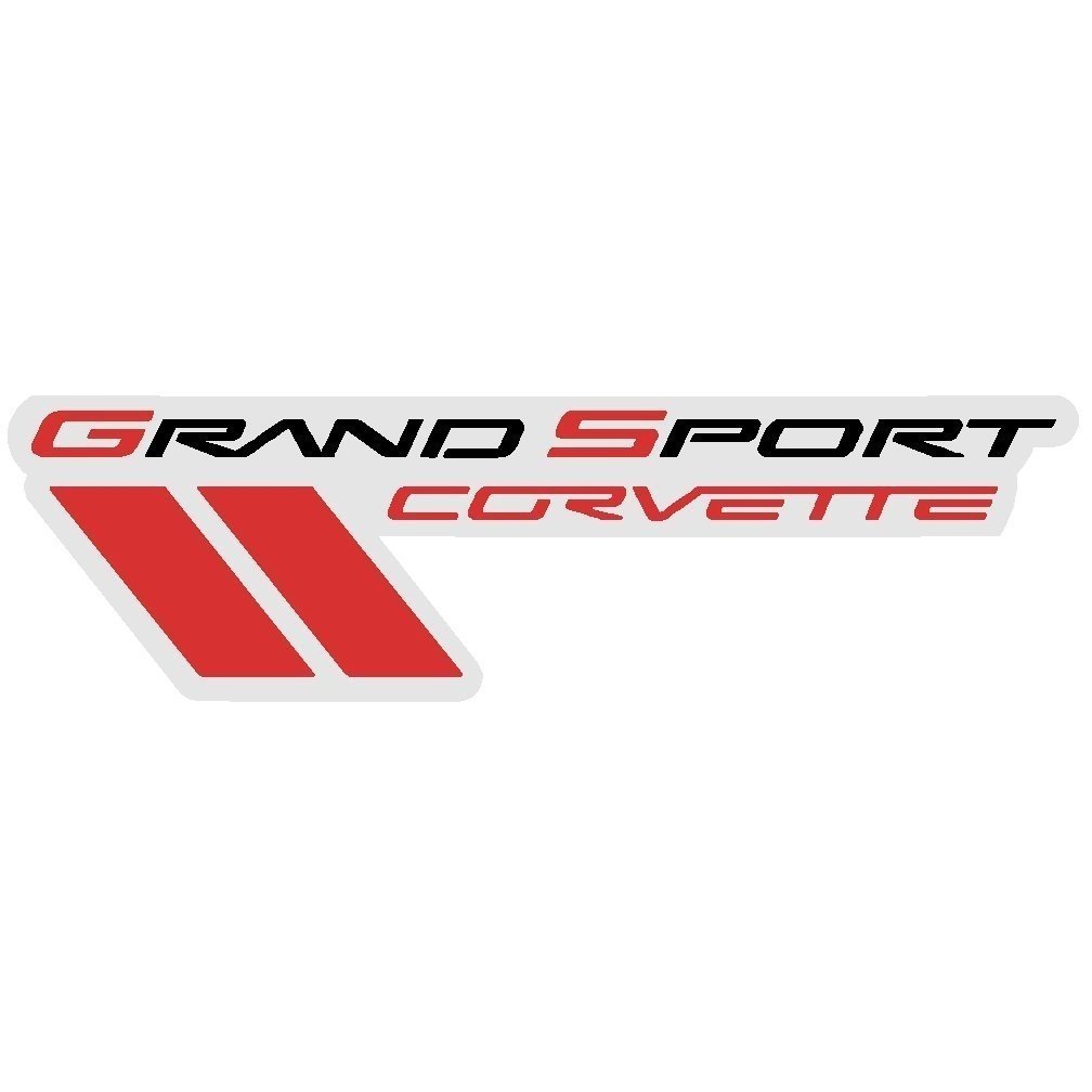 Corvette Metal Sign Grand Sport C6-SR1 Performance