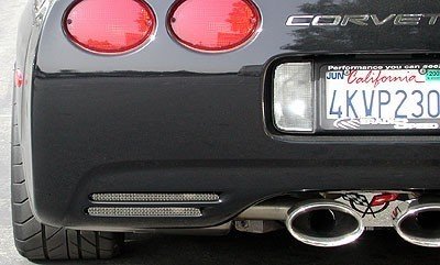 Corvette Rear Bumper Screen 2 Pc. (Set) : C5 & Z06