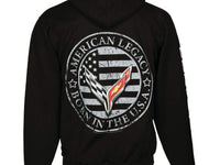 C8 Corvette Next Generation Born in The USA American Legacy Zip Up Hoodie Jacket - Black-SR1 Performance