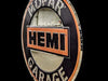 Mopar HEMI Garage Stainless Steel Chrome Wall Hanging Sign : 22" x 22"