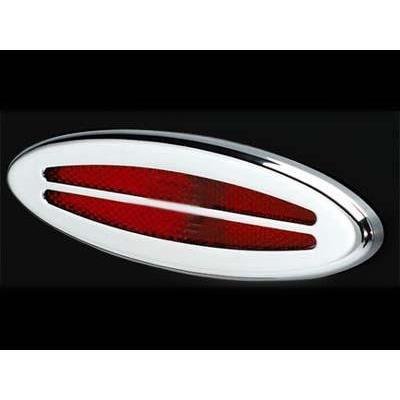 Corvette Side Marker Light Covers - Billet Chrome 2 Pc. (Set) : 1997-2004 C5 & Z06